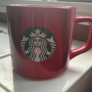 Starbucks 11oz Vibrant Red Mug with Iconic Logo